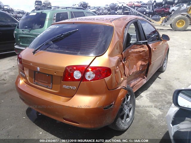 KL5JD66Z56K382952 - 2006 SUZUKI RENO ORANGE photo 6