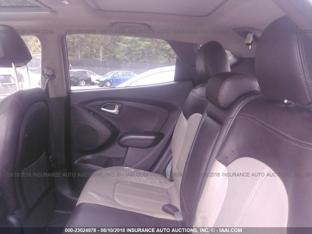 KM8JUCAC2DU638912 - 2013 HYUNDAI TUCSON GLS/LIMITED 灰色 照片 8