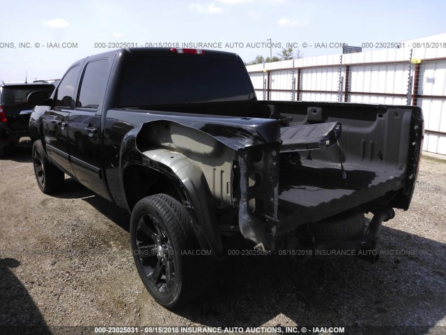 2GTEC130581191705 - 2008 GMC SIERRA C1500 BLACK photo 3