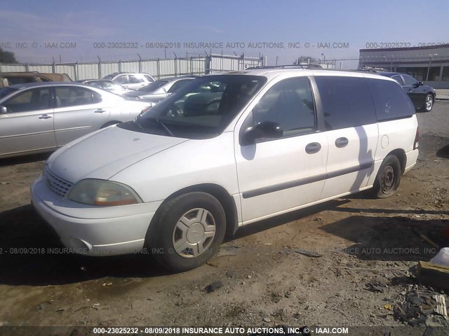 2FMZA51473BA81001 - 2003 FORD WINDSTAR LX WHITE photo 2