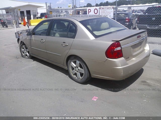 1G1ZU53896F176263 - 2006 CHEVROLET MALIBU LTZ 金色 照片 3