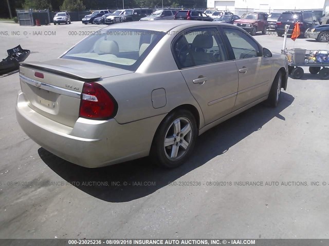 1G1ZU53896F176263 - 2006 CHEVROLET MALIBU LTZ 金色 照片 4