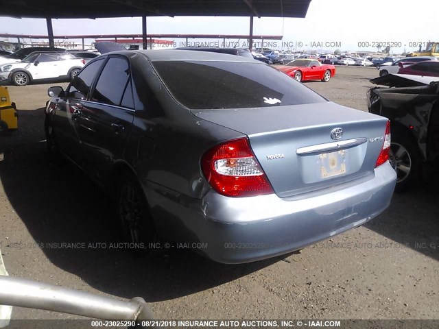 4T1BE32K64U878519 - 2004 TOYOTA CAMRY LE/XLE/SE 浅蓝色 照片 3