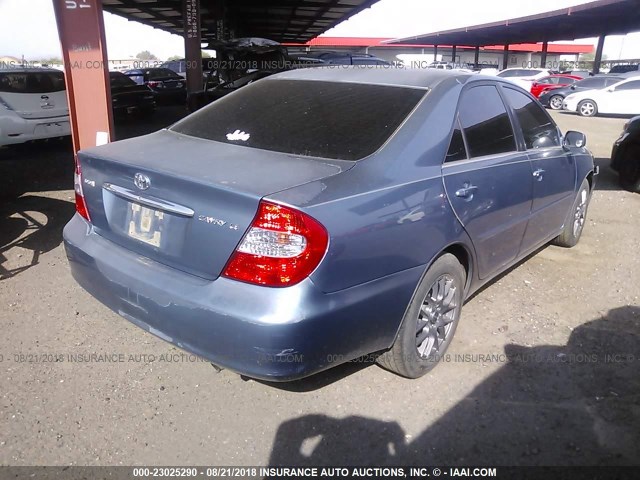 4T1BE32K64U878519 - 2004 TOYOTA CAMRY LE/XLE/SE 浅蓝色 照片 4