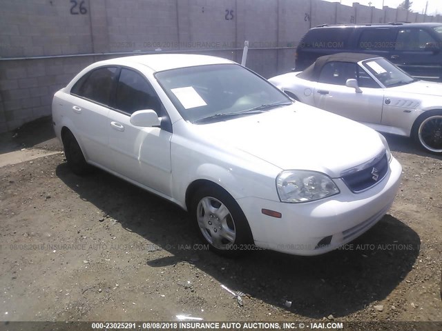 KL5JD56Z66K453280 - 2006 SUZUKI FORENZA WHITE photo 1