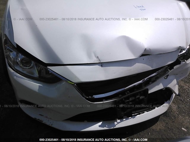 JM1GJ1U53G1405409 - 2016 MAZDA 6 SPORT WHITE photo 6