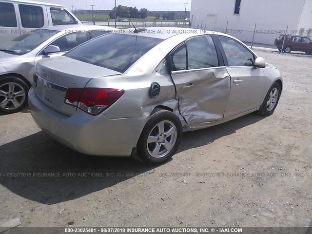 1G1PE5SBXG7153068 - 2016 CHEVROLET CRUZE LIMITED LT TAN photo 4