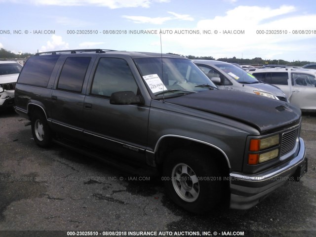 3GKEC16R9XG522130 - 1999 GMC SUBURBAN C1500 GRAY photo 6