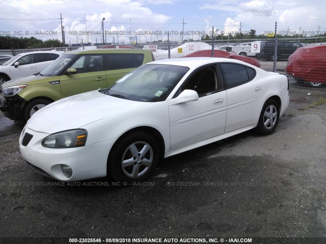 2G2WP522951174182 - 2005 PONTIAC GRAND PRIX WHITE photo 2