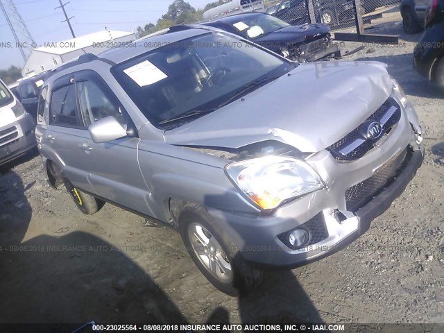 KNDJF723697613103 - 2009 KIA SPORTAGE LX/EX SILVER photo 1