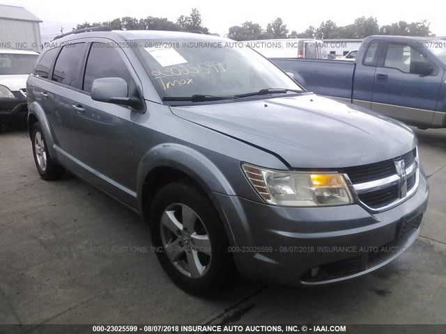 3D4PG5FV8AT146888 - 2010 DODGE JOURNEY SXT Light Blue photo 1