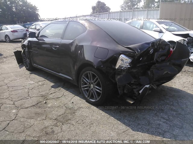 JTKJF5C76D3065232 - 2013 TOYOTA SCION TC 紫色 照片 3