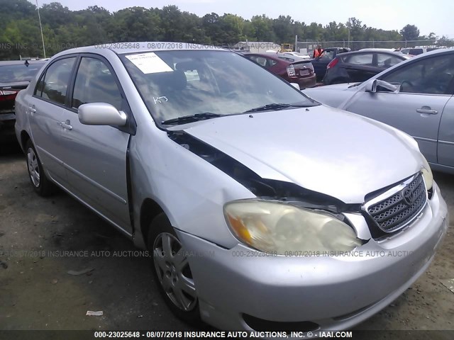 JTDBR32E960065611 - 2006 TOYOTA COROLLA CE/LE SILVER photo 1