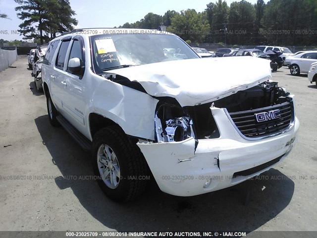 1GKS1KE05DR343029 - 2013 GMC YUKON XL C1500 SLT WHITE photo 6