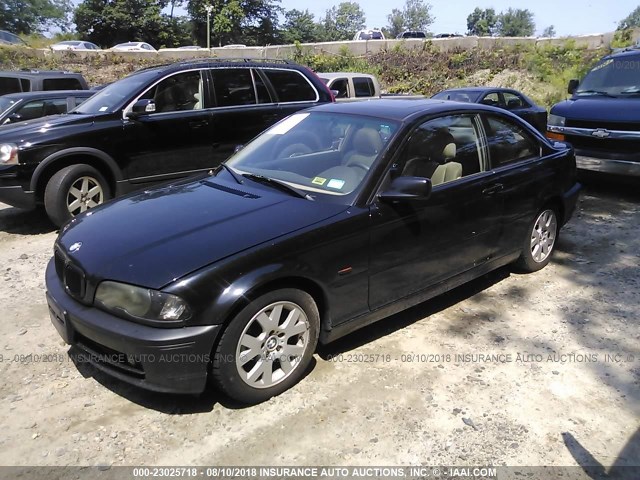 WBABM3345YJN63030 - 2000 BMW 323 CI BLACK photo 2