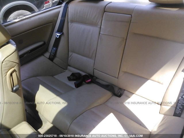 WBABM3345YJN63030 - 2000 BMW 323 CI BLACK photo 8