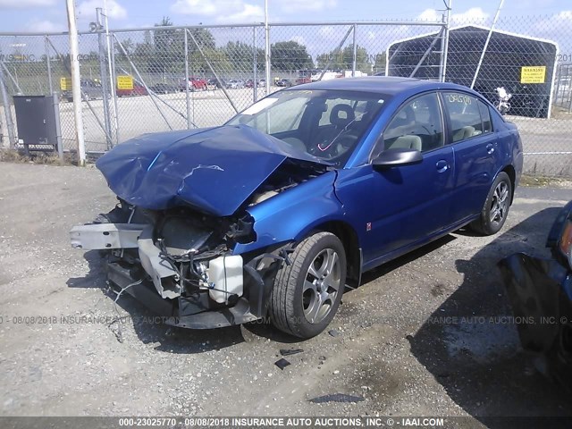 1G8AL52F25Z176832 - 2005 SATURN ION LEVEL 3 BLUE photo 2