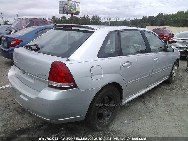 1G1ZU64885F210860 - 2005 CHEVROLET MALIBU MAXX LT SILVER photo 4