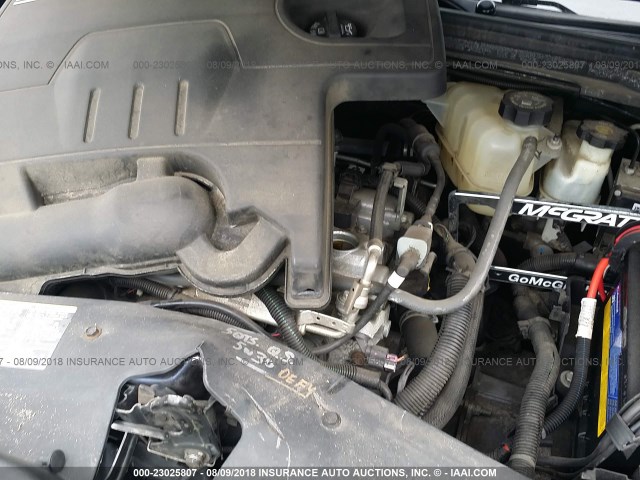 1G1ZH57B08F237416 - 2008 CHEVROLET MALIBU 1LT BLUE photo 10