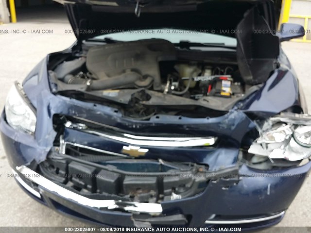 1G1ZH57B08F237416 - 2008 CHEVROLET MALIBU 1LT BLUE photo 6
