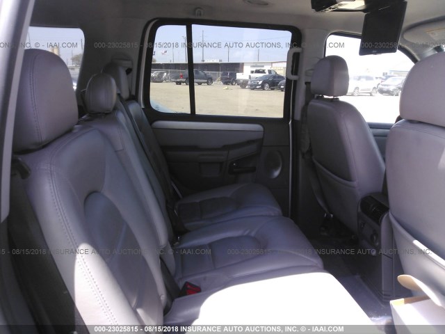1FMZU63K84ZA79765 - 2004 FORD EXPLORER XLT/XLT SPORT/NBX 银色 照片 8