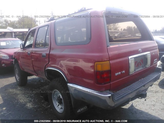 JT3VN39W9R0155342 - 1994 TOYOTA 4RUNNER VN39 SR5 RED photo 3