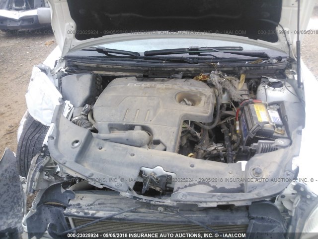 1G1ZC5E09AF168912 - 2010 CHEVROLET MALIBU 1LT 白色 照片 10