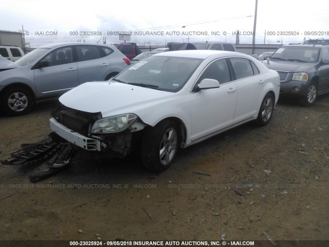 1G1ZC5E09AF168912 - 2010 CHEVROLET MALIBU 1LT 白色 照片 2