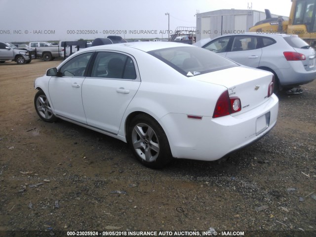1G1ZC5E09AF168912 - 2010 CHEVROLET MALIBU 1LT 白色 照片 3
