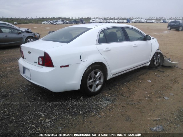 1G1ZC5E09AF168912 - 2010 CHEVROLET MALIBU 1LT 白色 照片 4