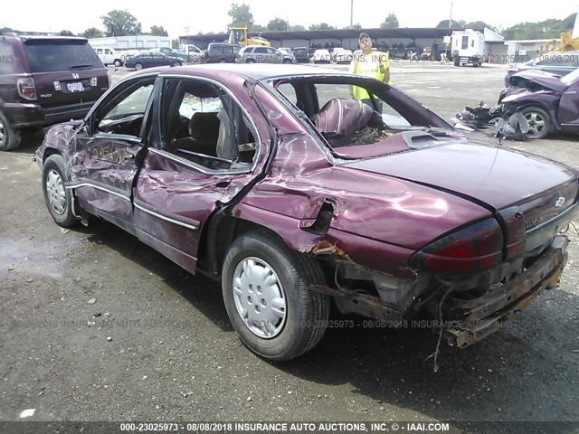 2G1WL52MXW9272772 - 1998 CHEVROLET LUMINA LS BURGUNDY photo 3