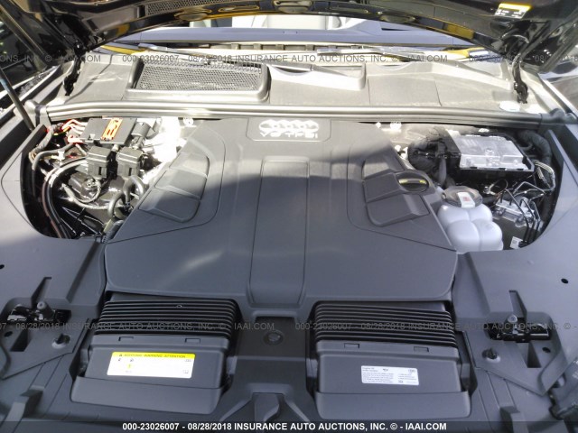 WA1VAAF74JD042768 - 2018 AUDI Q7 PRESTIGE BLACK photo 10