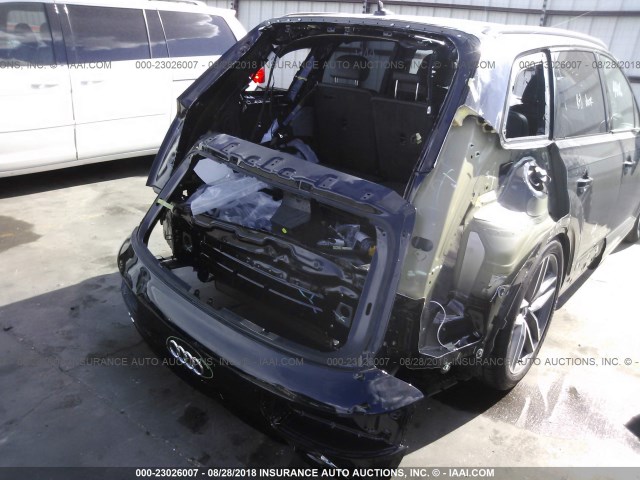 WA1VAAF74JD042768 - 2018 AUDI Q7 PRESTIGE BLACK photo 6