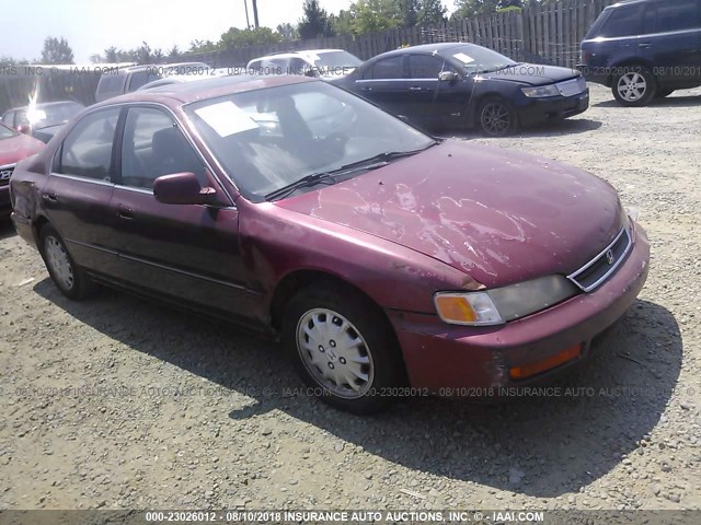 1HGCD5654TA058646 - 1996 HONDA ACCORD EX/EX-R RED photo 1