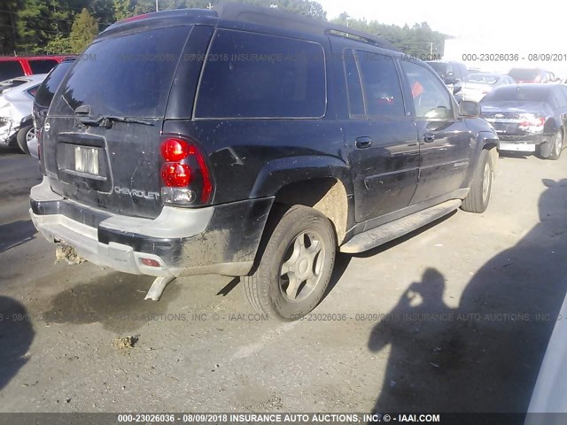 1GNET16P746208667 - 2004 CHEVROLET TRAILBLAZER EXT LS/EXT LT BLACK photo 4