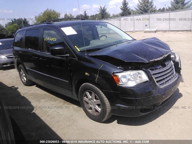 2A4RR5D18AR414190 - 2010 CHRYSLER TOWN & COUNTRY TOURING BLACK photo 1