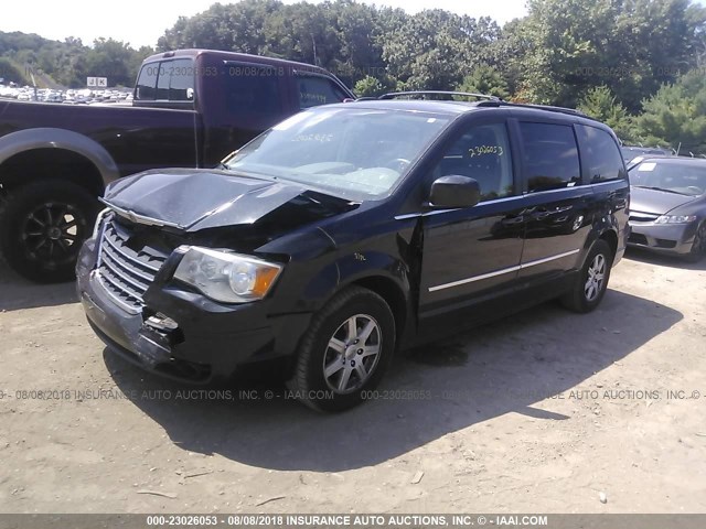 2A4RR5D18AR414190 - 2010 CHRYSLER TOWN & COUNTRY TOURING BLACK photo 2