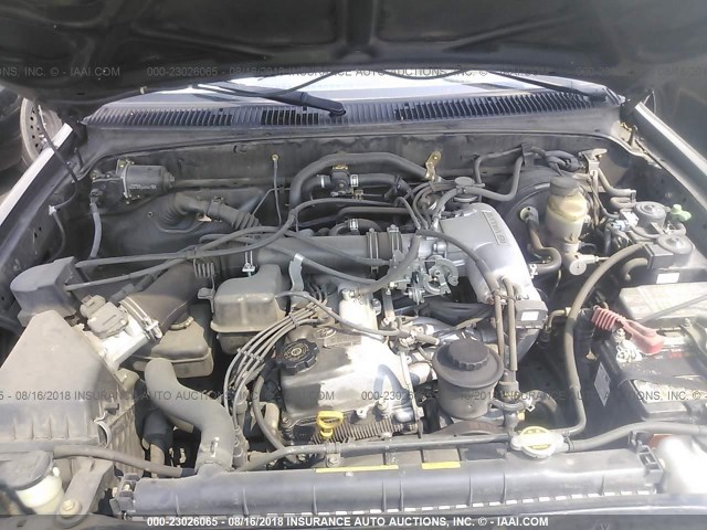 4TASM92N8XZ420777 - 1999 TOYOTA TACOMA XTRACAB PRERUNNER შავი ფოტო 10