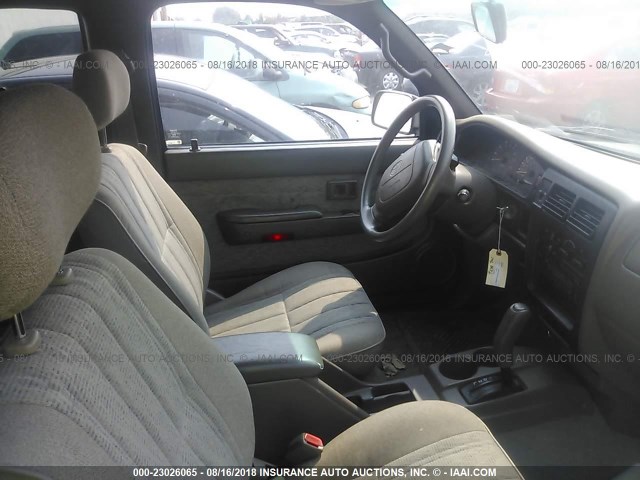4TASM92N8XZ420777 - 1999 TOYOTA TACOMA XTRACAB PRERUNNER შავი ფოტო 5