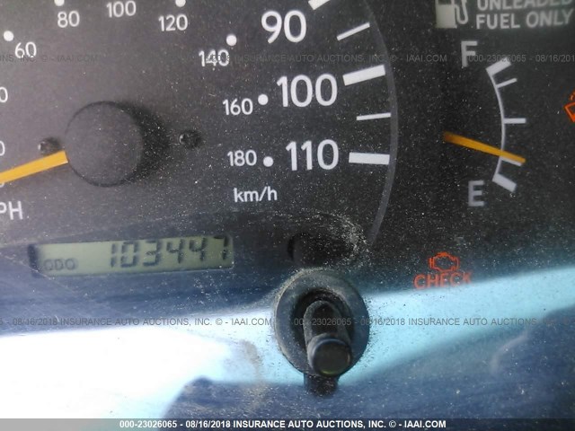 4TASM92N8XZ420777 - 1999 TOYOTA TACOMA XTRACAB PRERUNNER შავი ფოტო 7