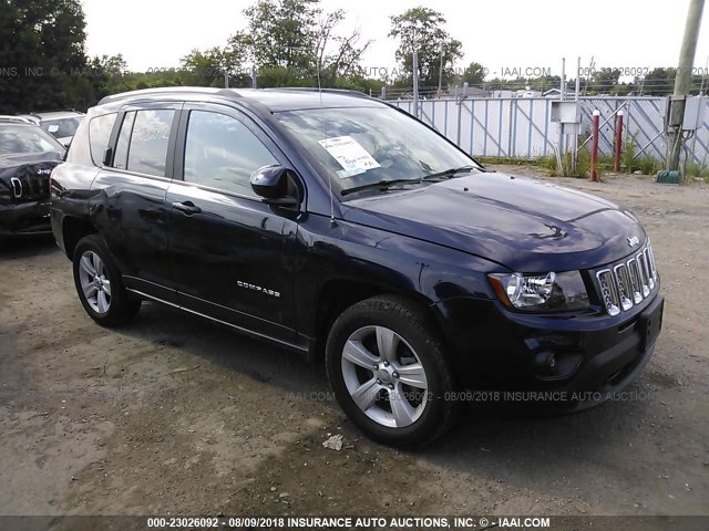 1C4NJDEB8HD106060 - 2017 JEEP COMPASS LATITUDE 蓝色 照片 1