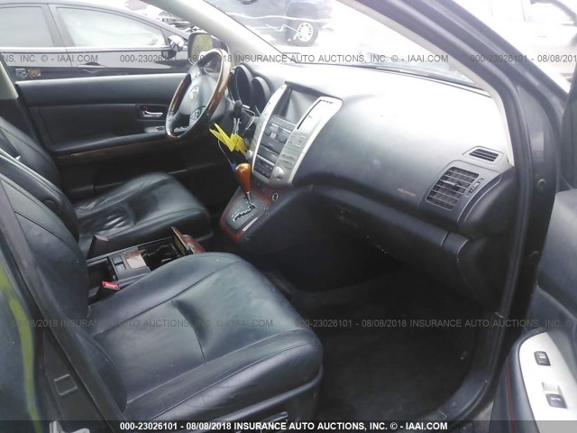 JTJGW31U272005583 - 2007 LEXUS RX 400H GRAY photo 5