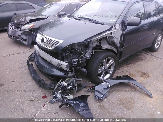 JTJGW31U272005583 - 2007 LEXUS RX 400H GRAY photo 6