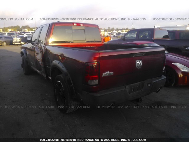 1C6RR6GT5ES271185 - 2014 RAM 1500 SLT RED photo 3