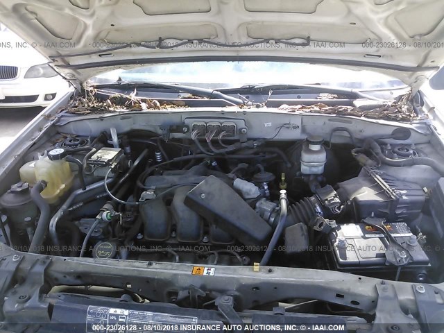 1FMCU03187KB78805 - 2007 FORD ESCAPE XLT WHITE photo 10
