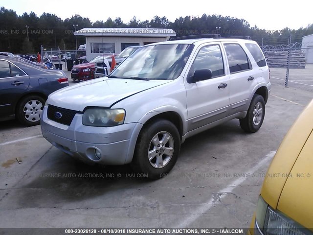 1FMCU03187KB78805 - 2007 FORD ESCAPE XLT WHITE photo 2