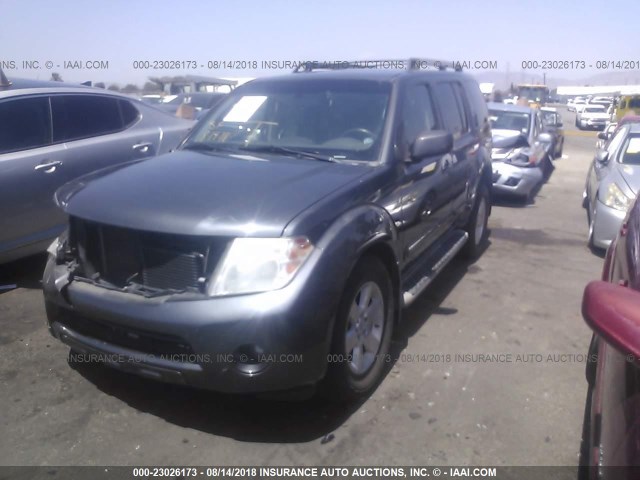 5N1AR1NB7CC631093 - 2012 NISSAN PATHFINDER S/LE/SE GRAY photo 2