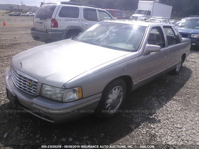 1G6KF5491WU770547 - 1998 CADILLAC DEVILLE CONCOURS SILVER photo 2