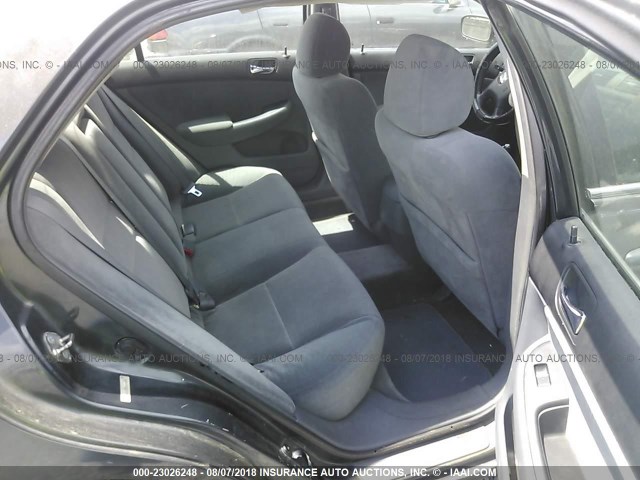 1HGCM55393A014660 - 2003 HONDA ACCORD LX BLUE photo 8