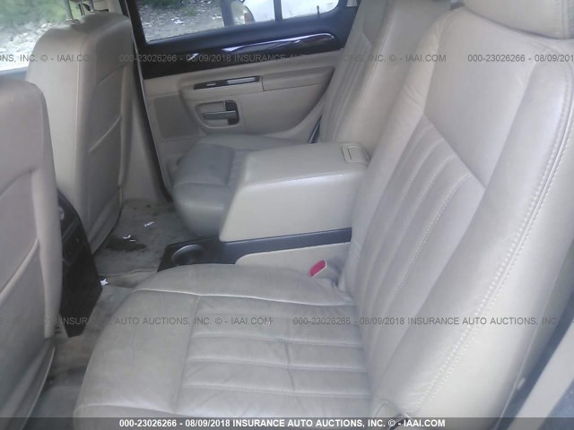5LMEU68H25ZJ25746 - 2005 LINCOLN AVIATOR 白色 照片 8